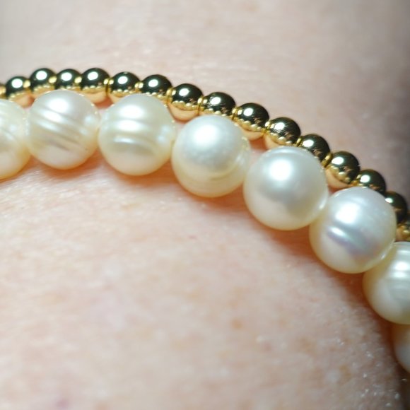 (NWT) Freshwater Pearl Beaded Bracelet - Picture 5 of 7